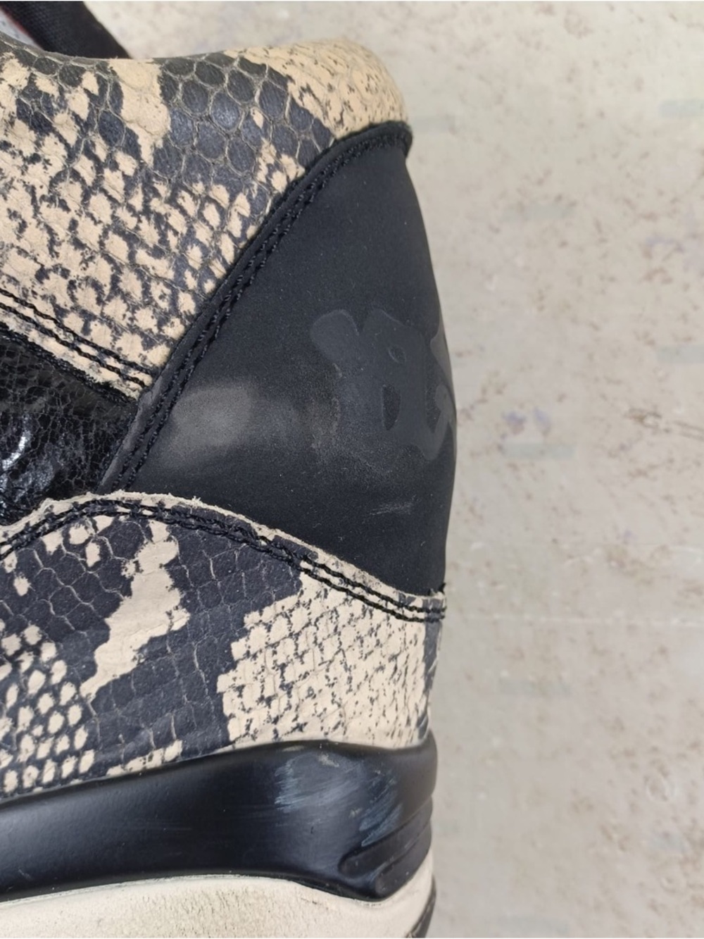 Limited by ASN Women's High-Top Snake-Print & Black Fashion Sneakers - Picture 13 of 15